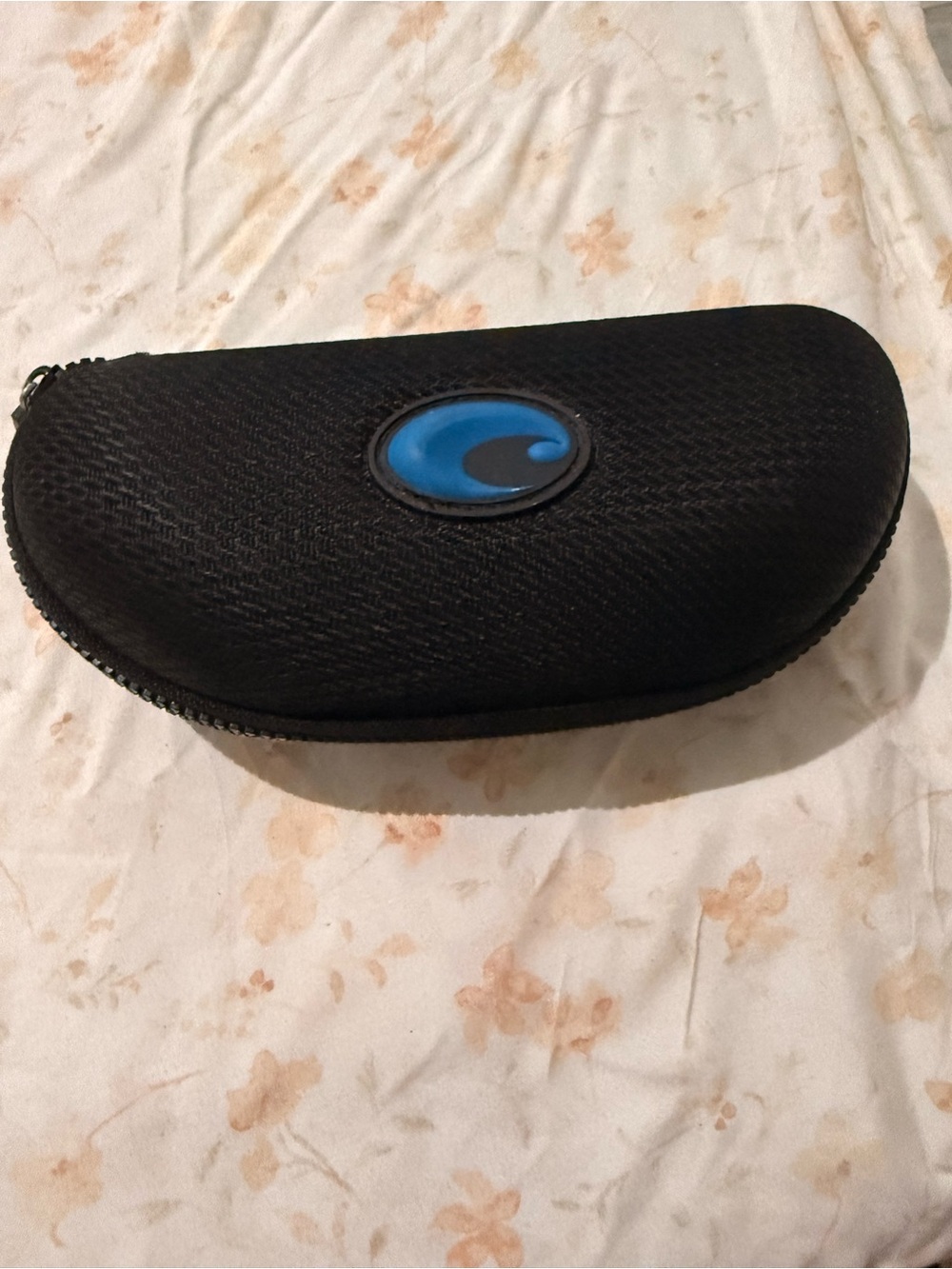 Costa Men's Black Sunglasses Hard Case with Blue Logo